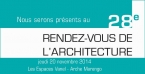 28e Rendez-Vous de l'Architecture