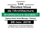 Rendez-vous de l'Architecture le 28 novembre 2019
