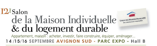 SALON DE LA MAISON INDIVIDUELLE ET DU DEVELOPPEMENT DURABLE